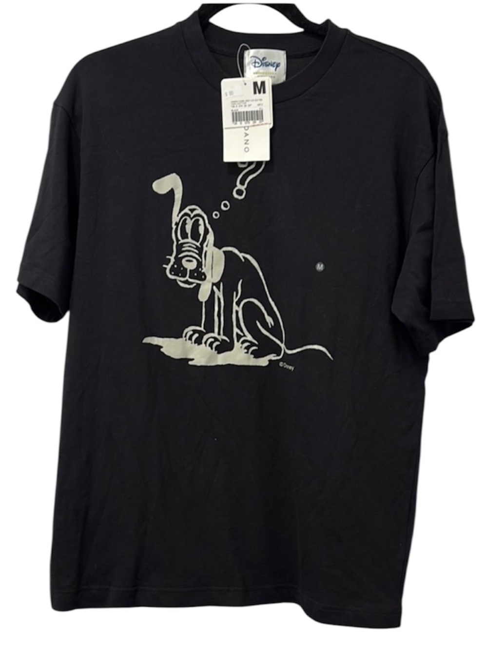 NWT Disney Black Pluto Graphic T-Shirt by Giordano – Size Medium - Picture 3 of 11